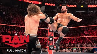 FULL MATCH  Reigns Rollins amp Styles vs McIntyre Corbin amp Lashley Raw April 15 2019 [upl. by Okechuku]