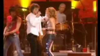 The Rolling Stones with Sheryl Crow  Honky Tonk Woman lyrics [upl. by Anelas]