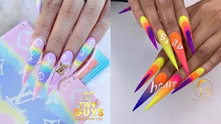 24 Awesome Acrylic Nail Designs ✨💅 The Best Acrylic Nail Art Designs Compilation [upl. by Leirraj]