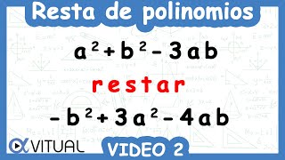 Resta de Polinomios  Video 2 de 10 [upl. by Lawford]