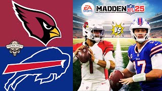 Arizona CARDINALS Vs Buffalo BILLS  Madden 25 Prediction 🔥🏈 [upl. by Yderf269]