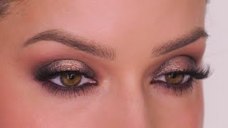 Huda Beauty PRETTY GRUNGE Palette  Smokey Makeup Tutorial  Shonagh Scott [upl. by Lebar]