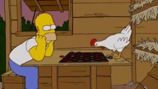 Homero contra la gallina Latino [upl. by Branscum60]