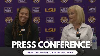 Seimone Augustus Introductory Press Conference [upl. by Ellirehs335]