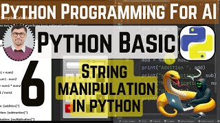 Python String Manipulation  Mastering String Manipulation in Python Essential Techniques [upl. by Alexina379]