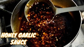 HOW TO MAKE HONEY GARLIC SOY SAUCE  MARINADE AND SAUCE [upl. by Ellennoj]