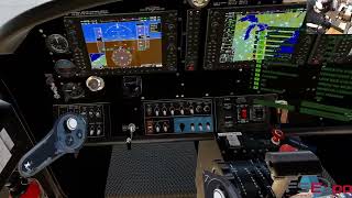 XPlane 1209r5 VR Bigscreen Beyond Circuits at KERI with Thranda Daher Kodiak 100 [upl. by Clarissa240]