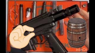 LL4D Valken M17  Shortest barrel test ever HomeDefence24 heatcore 800psi [upl. by Nwadal800]