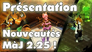 Dofus  Présentation MàJ 225  Nouveaux équipementspanoplies [upl. by Lesya]