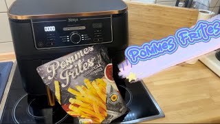 Pommes Frites aus der Heißluftfritteuse  Airfryer Ninja Rezepte [upl. by Ellebasi919]