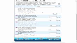 CSS PROFILE walkthrough part 5 Student data SD income SI resources SR and assets SA [upl. by Naej341]