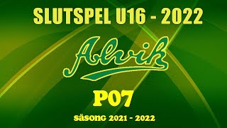 U16 SLUTSPEL Alvik Basket P07  AIK Basket P06 8698 [upl. by Calica776]