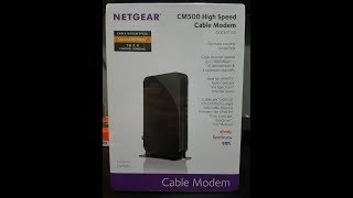 Got a new Modem and it was DOA  Netgear CM500 [upl. by Pangaro]