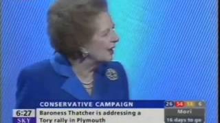 Thatchers Last Great Public Speech [upl. by Ellehcyt923]