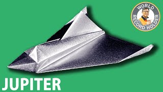 How to make a 3D Paper Airplane quotJUPITERquot Tutorial  Takuo Toda [upl. by Viridissa567]