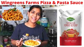 Wingreens Farms Pizza amp Pasta Sauce Review in Hindi [upl. by Angelo354]