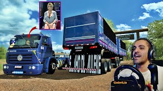 LEVEI A GALEGA NO FUSCÃO CARREGADO DE CEBOLA  Vida de Caminhoneiro 231  Euro Truck Simulator 2 [upl. by Levitus467]