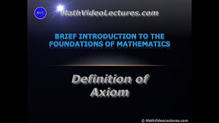 Definition of Axiom [upl. by Nedry]