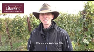 Wie war die Weinlese 2024 [upl. by Attelrak383]