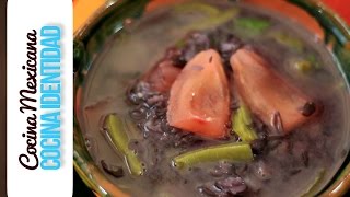 Receta de Frijoles Quebrados con Nopales Receta Mexicana Yuri de Gortari [upl. by Zzabahs]