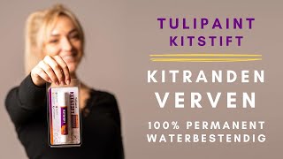 Tulipaint Kitstift Siliconenkit verven 100 Permanent amp Waterafstotend Voegenstiftnl [upl. by Estrin681]