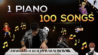 1 PIANO 100 SONGS Special 100000 [upl. by Emogene]