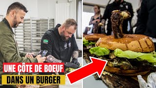 UN BURGER de 26 KILOS avec une CÔTE de BOEUF dedans à POITIERS [upl. by Ennadroj]