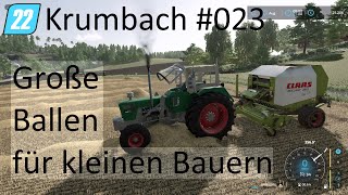 LS22 Krumbach 023 Große Ballen für kleinen Bauern [upl. by Darius]