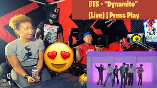 BTS – “Dynamite” Live  Press Play  Reaction [upl. by Larrie81]