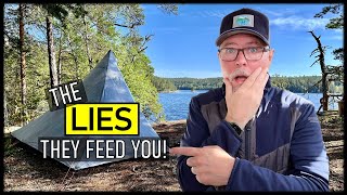 The 5 BIGGEST LIES in the outdoor community 😮 hiking [upl. by Leunam388]