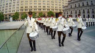 ASES DEL AIRE marcha de camino Y LANDGRAF BANDA DE CLARINES DE CARABINEROS [upl. by Corissa]