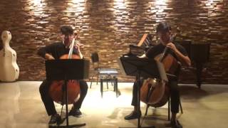 JBarriere Sonata No10 in G major for two cellos and piano 3 Allegro Prestissimo [upl. by Oflodor548]