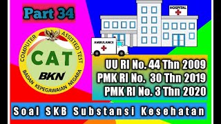 Soal SKB Kesehatan Tentang Rumah Sakit  Sesuai Permenkes dan UndangUndang  Substansi Kesehatan [upl. by Siramaj296]