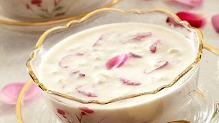 Gulab Ki Thandi Kheer  Easy 3 step recipe [upl. by Mignon]