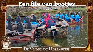 Efteling De Vliegende Hollander  File van bootjes [upl. by Ydoj]