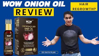 WOW Onion Black Seed Hair Oil Review  Onion Oil benefits Hair Growth How To Use WOW Onion Oil [upl. by Kallman]