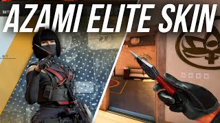 Azami Elite Skin  InGame Review  Rainbow Six Siege [upl. by Gunning]