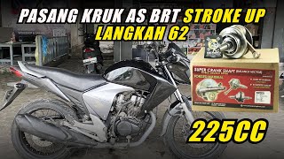 PASANG KRUK AS STROKE UP DI MEGAPRO MONO 225CC  reelsvideo short shorts reelsinsta reels [upl. by Charteris464]