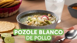 Pozole blanco de pollo  Kiwilimón [upl. by Avenej58]