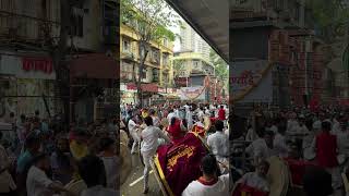 Epic Lalbaug Dhol Tasha Ganpati Aagman 2024 Unleashed ganpatibappamorya shorts shortvideoviral [upl. by Ileek563]