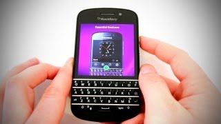 BlackBerry Q10 Unboxing amp Overview [upl. by Ahsanat330]