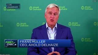 Volatility in commodity prices are high Ahold Delhaize CEO says [upl. by Nnail]