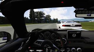 Assetto Corsa  Colombia  Mazda MX5 ND 2019 vs Honda Integra Type R [upl. by Ennaisoj]