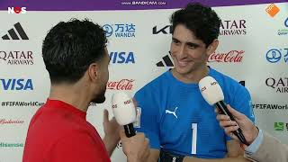 Croatia 2  1 Morocco  Yassine Bounou postmatch interview [upl. by Aley]