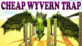 ARK  CHEAP amp EASY WYVERN MILK FARM TRAP  How To Farm Wyverns  Scorched Earth [upl. by Wendolyn878]