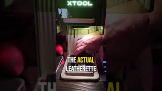 How to create a leather Koozie in 48 Seconds with the xTool F1 Laser [upl. by Ynafets]