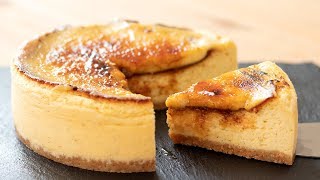 クリームブリュレ・チーズケーキの作り方 Creme Brulee Cheesecake [upl. by Elyc]