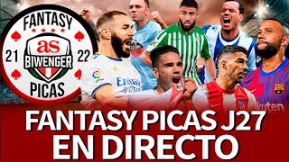 EN DIRECTO I Posibles ALINEACIONES y análisis FANTASY PICAS BIWENGER  JORNADA 31  Diario AS [upl. by Morganne]