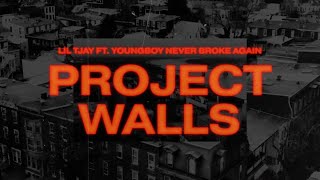 Lil Tjay  Project Walls feat NBA YoungBoy Official Lyric Video [upl. by Savory505]