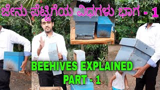 Beehives explained part  1  ಜೇನು ಪೆಟ್ಟಿಗೆಗಳು ಭಾಗ  1 [upl. by Mehalick]